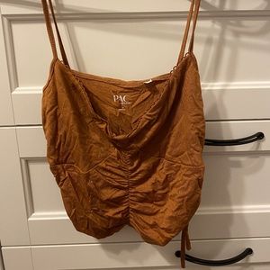 Tan/brown Tank top